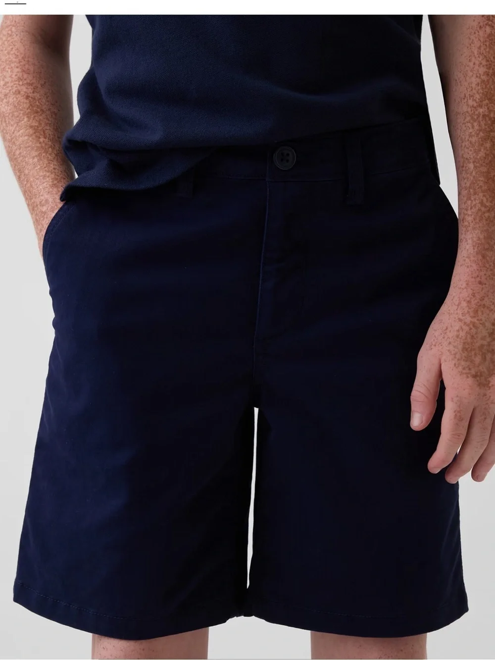 Gap Yourh Khaki Navy Relaxed Fit stretch shorts.   Size 10